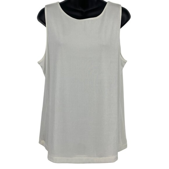 Chicos Travelers Essentials Reversible Winter Drift Tank Top Size 2 Large New - Picture 1 of 7